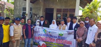 Poltekkes Kemenkes Aceh Bantu Korban banjir